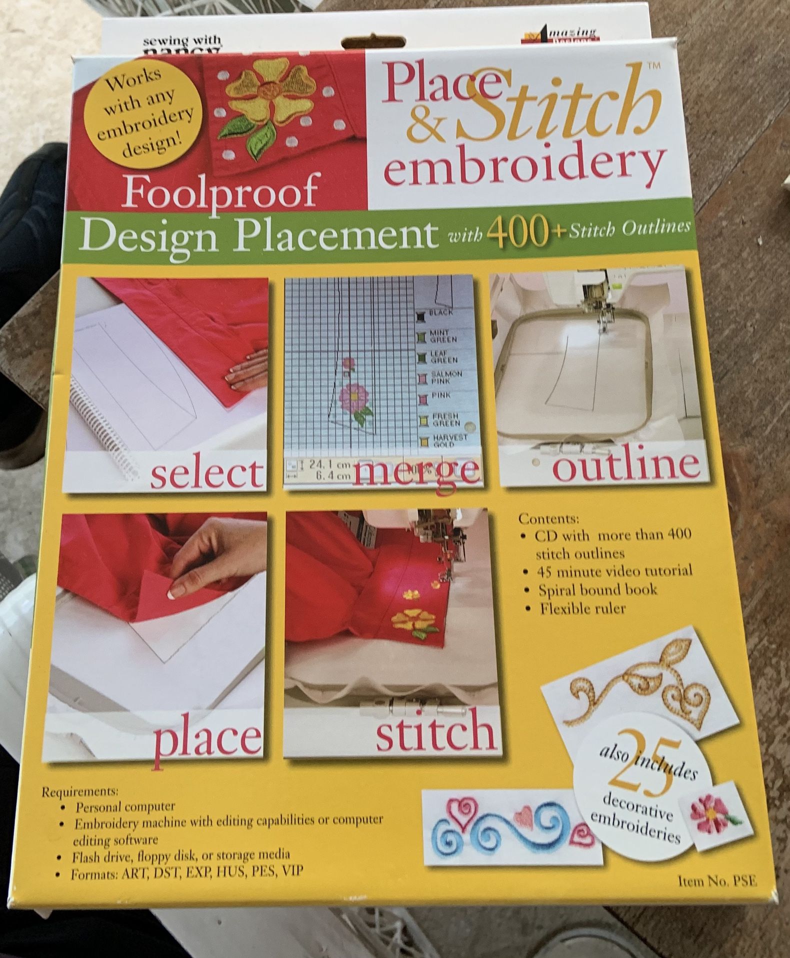 Place & Stitch Embroidery Program