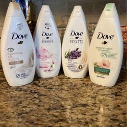 Dove Body Wash Mix And Match 4 Pcs For 16$