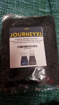 Airplane seatbelt extenders premium 2 pack for all Airlines type A &B