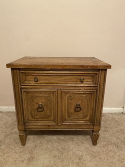 Fruitwood Night Stand / End Table