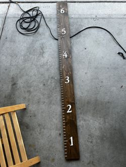 Growth Chart Made In Wood