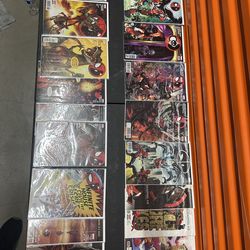 Spider-Man/deadpool comic books