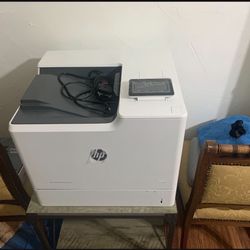  HP (J8A04A)Color LaserJet Enterprise M653dn Printer with Duplex Printing,White & Grey 