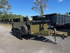 AMP 6 x 10 Low Side Dump Trailer 7k