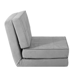 Kids Adjustable Gray Flip Lounge Chair Thumbnail