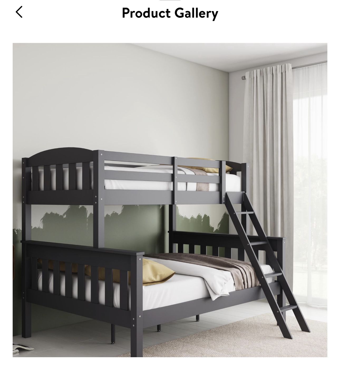 Dorel Airlie Twin over Full bunk bed