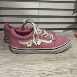 Pink Vans With Daisy