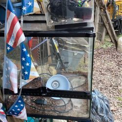 Glass Cage With Glass Doors 