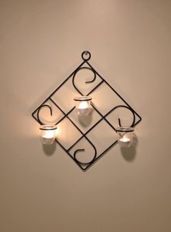 Black Metal Wall Sconces