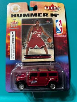 LeBron James Rookie Card + Cavs Hummer H2 Diecast