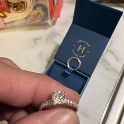 Engagement Ring And Band