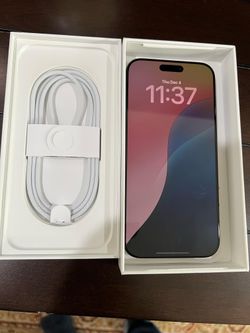 Brand New Unlocked iPhone 16 Pro Max 256 GB Black Titanium
