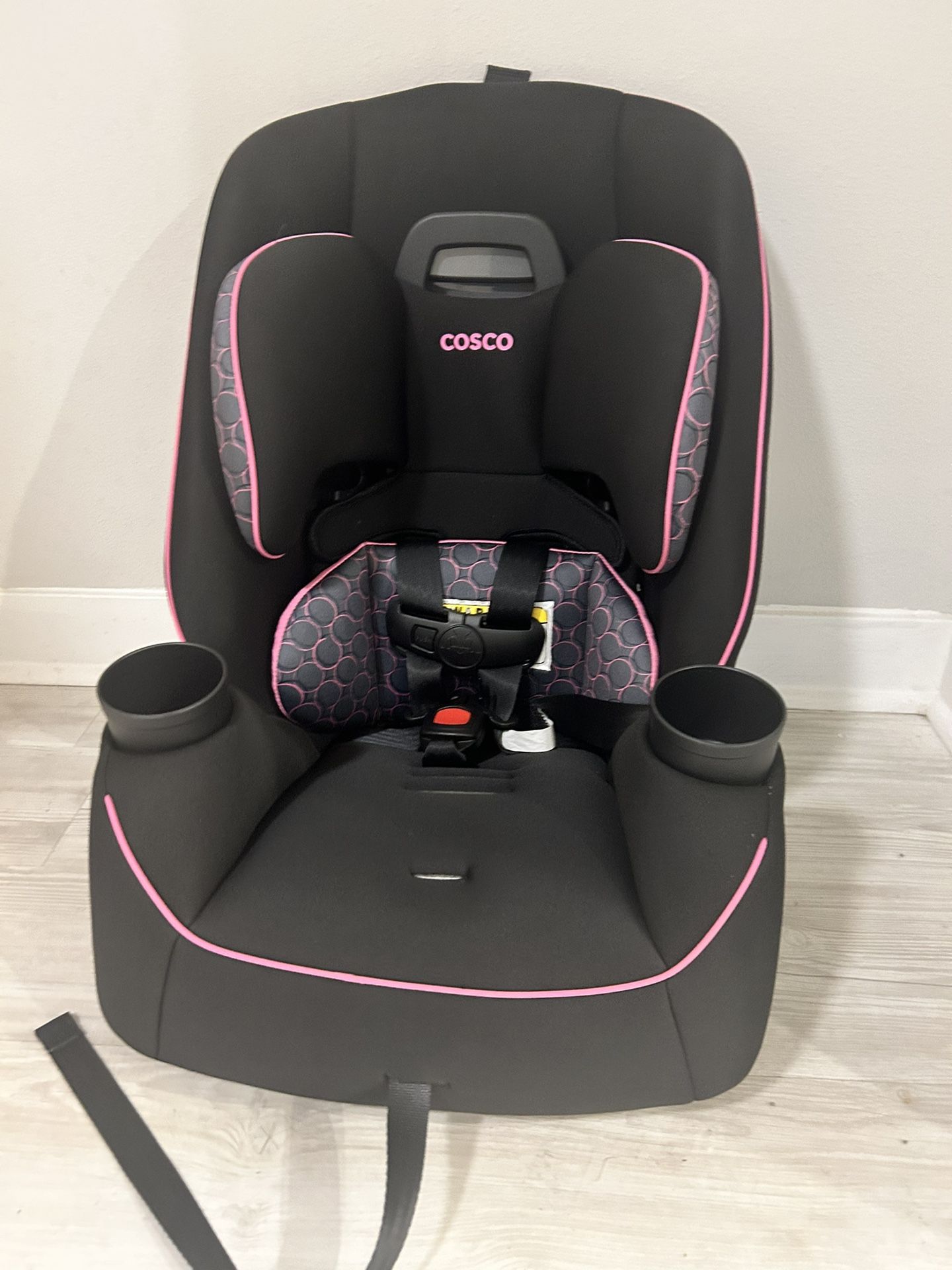 Pink And black Baby Car seat