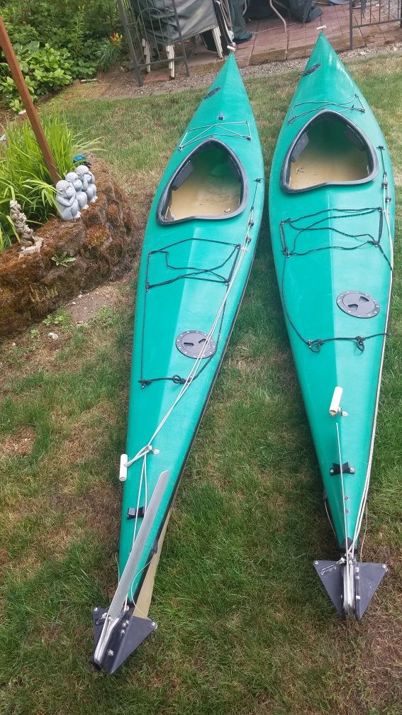 2 17 ft fiberglass sea kayaks for Sale in Bremerton, WA OfferUp