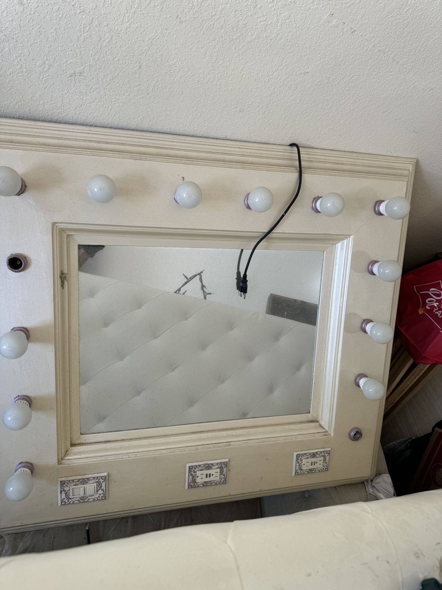 Holly Wood Vanity Mirror