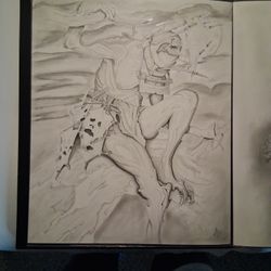 Prison art done by inmate anarchy inmate 