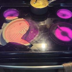 Whirlpool 4 Burner With Warmer Electric Stove Oven Combo
