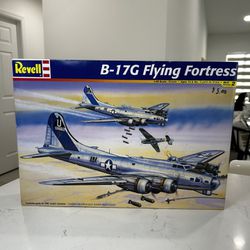  REVELL B-17G Flying Fortress Model Airplane Kit 1/48 Missing Decals Parts