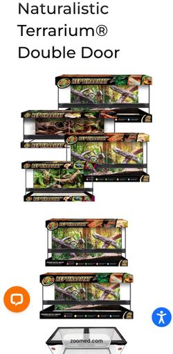 Zoo Med large terrarium (used)
