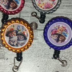 Cat Badge Reels $6 or $5 for 2 Or More 