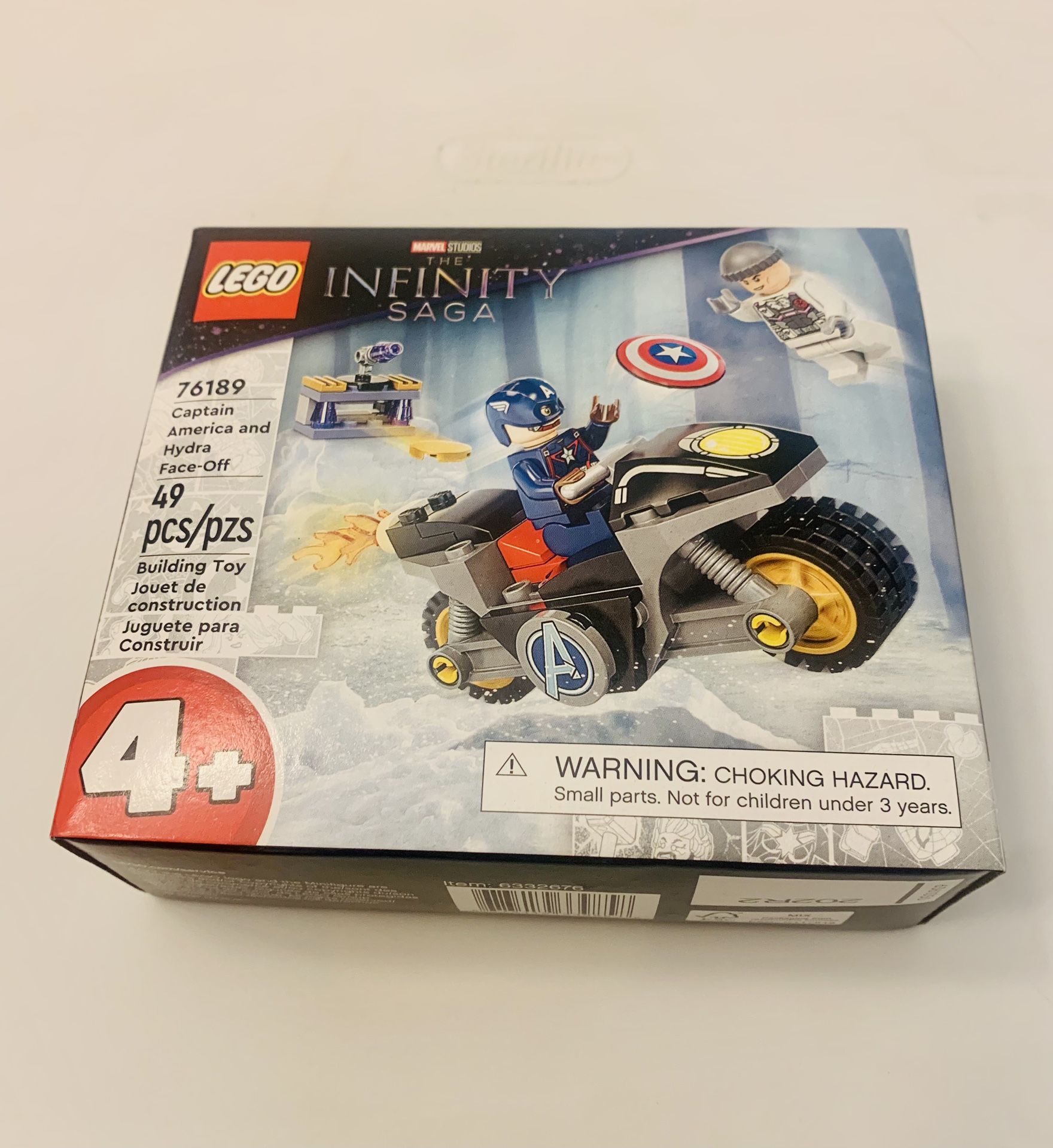 Lego Marvel Super Heroes The Infinity Saga Captain America and Hydra Face-Off #76189 New Sealed