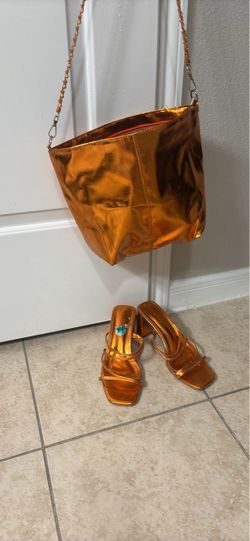 Size 8 women shoe and purse