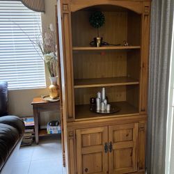 wood entertainment center