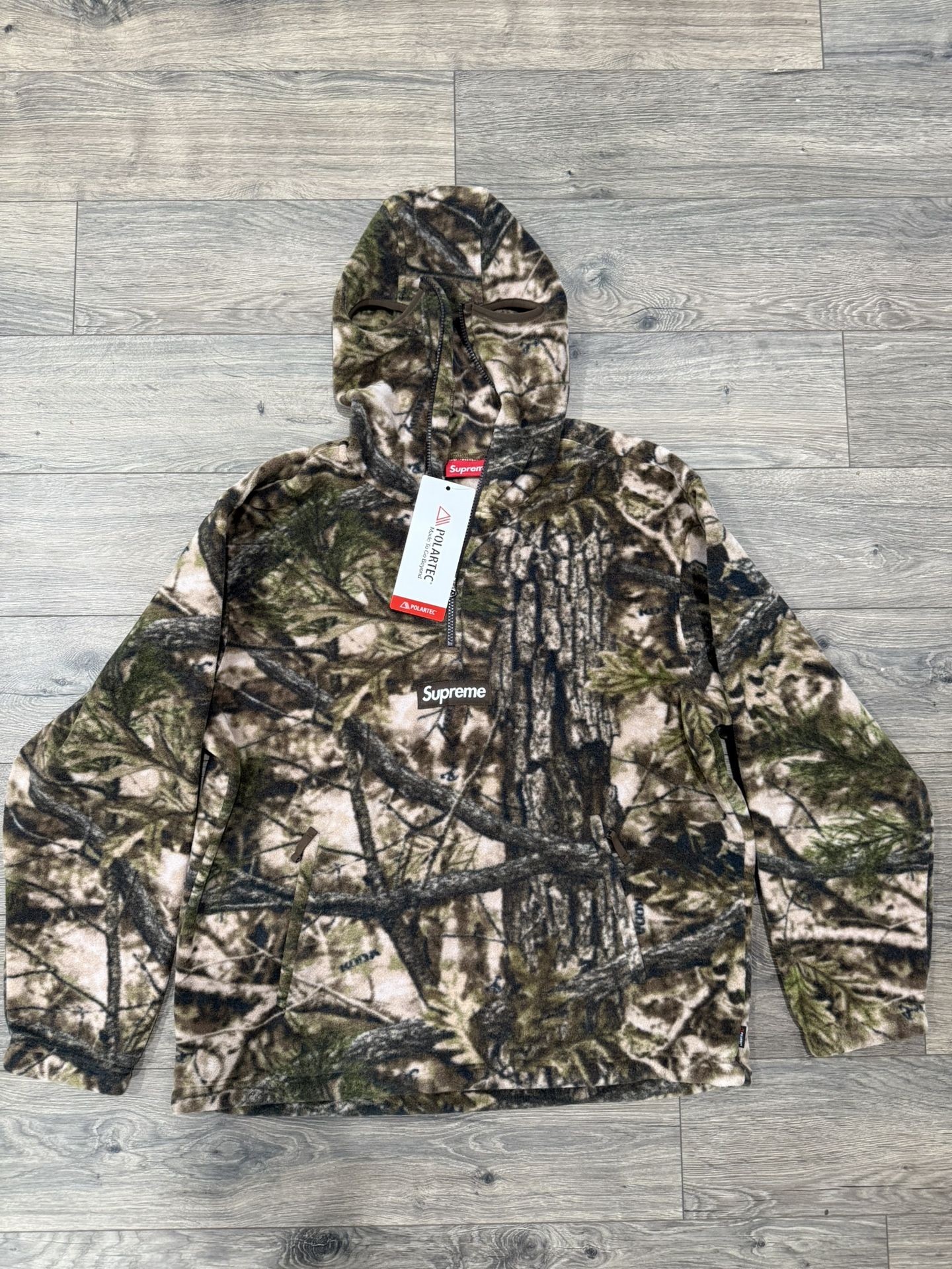 Supreme Polartec Facemask Hooded Sweatshirt size L