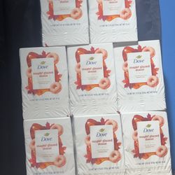 8x Dove Limited Edition Holiday Treat Bar Soaps Maple Glazed Donut 4-Pack 15oz