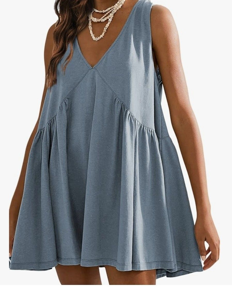Summer Sleeveless Dress (S)