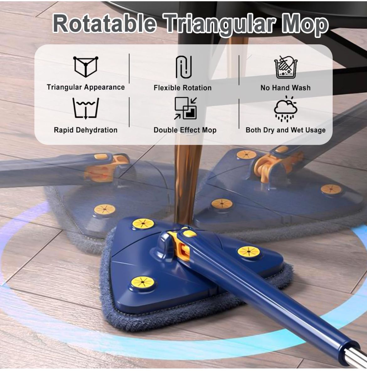 Triangle Cleaning Mop
