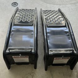 1 ton solid steel auto ramp set