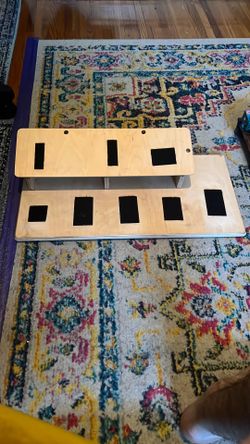 Wood Guitar Pedal Board