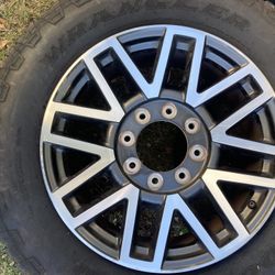 Ford 20” Wheels With LT275/65R20 Tires
