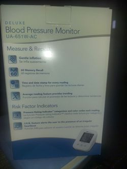 AND deluxe blood pressure monitor