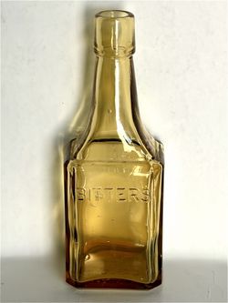 Vintage 1970s Medicinal Bitters Bottle, Wheaton Glassworks NJ