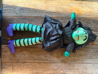 Vintage Witch Plush for Halloween by International Silver Co 1990s