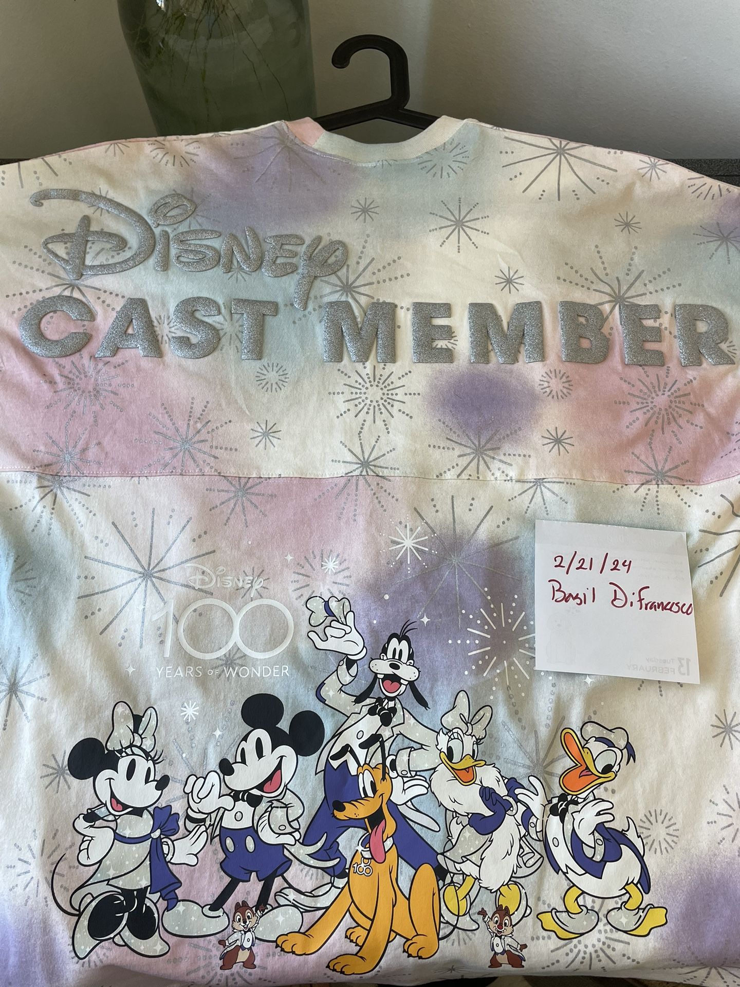 Disney 100 Cast member Spirit Jersey
