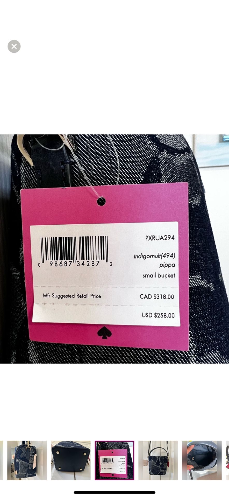 Brand New Kate Spade Denim Bag