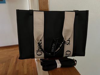 New Cheers Canvas Tote Bag with Straps