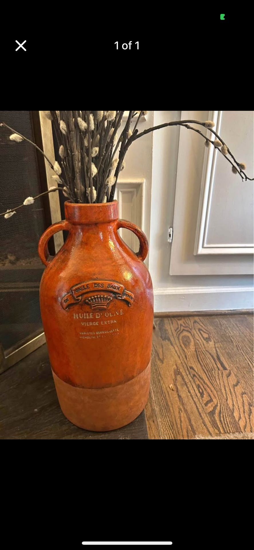 Vintage French Olive Oil Jug 