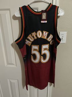 Dikembe Mutombo 55 Basketball Jersey size L