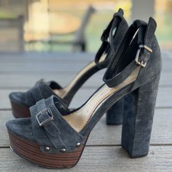 Jessica Simpson Navy Blue Platform Heels Size 6