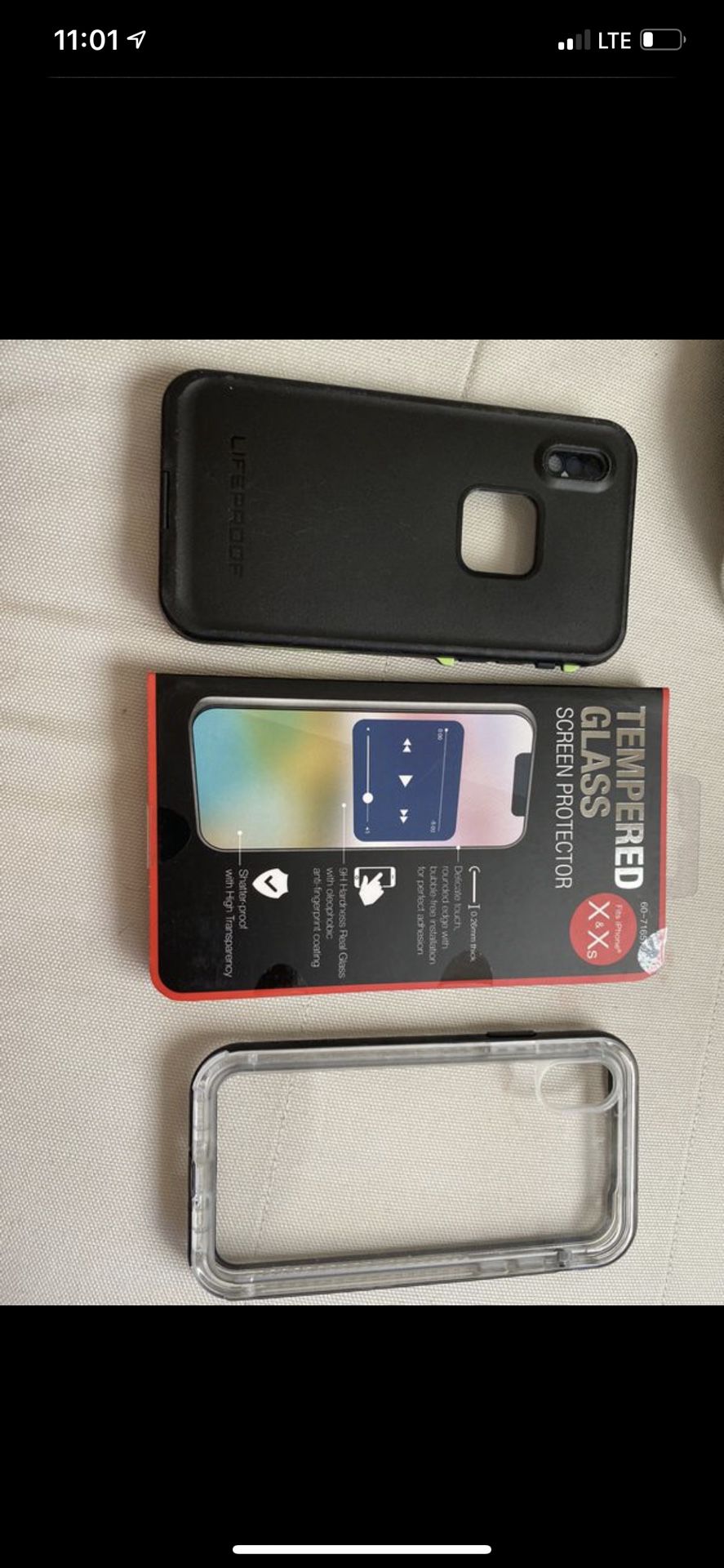 Life Proof Cases For IPhone X with Glass Screen Protector