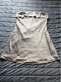 Francesca’s satin dress