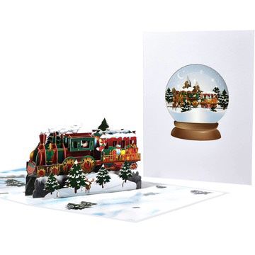 Christmas 3D Pop-up Greeting Card with Envelope