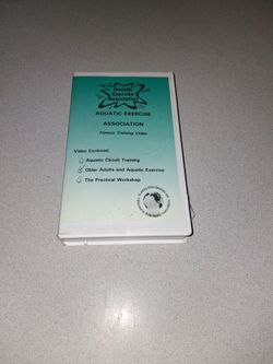EXTREMELY RARE VINTAGE AQUATIC EXERCISE ASSOCIATION FITNESS TRAINING VIDEO VHS