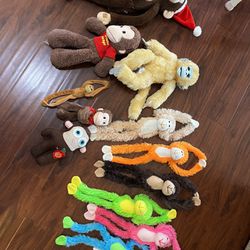 lot of 12 monkey, plush toys