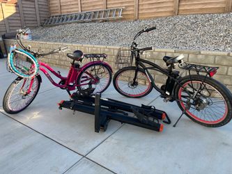 X-Treme E-Bikes and Curt Hitch-Mounted Bike Rack