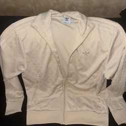 Adidas Print Cream Zip-up